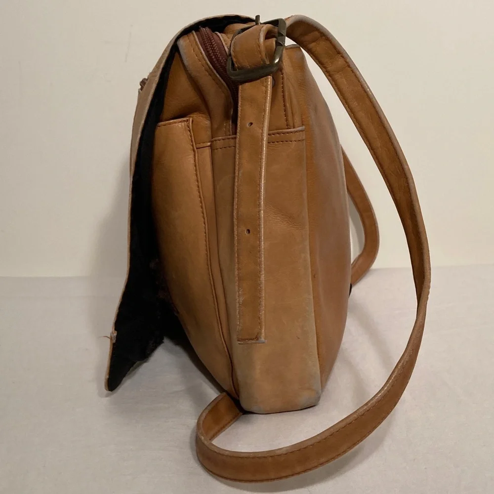 Red Sox Leather Messenger Bag vintage